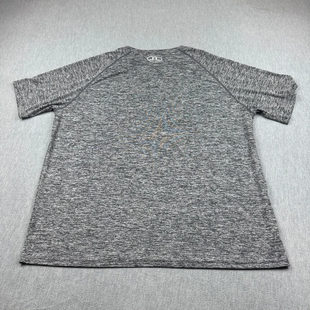 Under‎ Armour T Shirt Men 3XL XXXL Gray Heathered The Tech Tee Athletic Workout